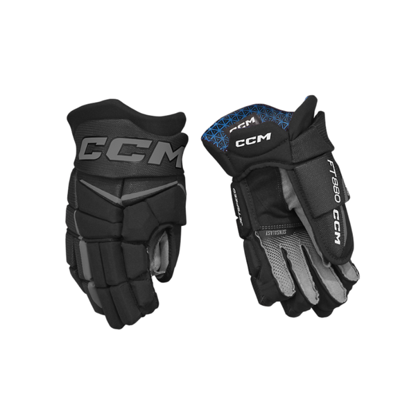 CCM Jetspeed FT880 Senior j&auml;&auml;kiekkohanskat musta