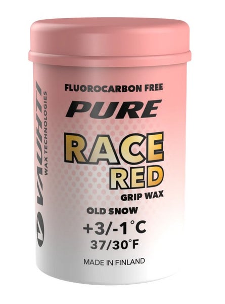 Vauhti Pure Race Red Grip Wax new snow +3/-1&deg;C