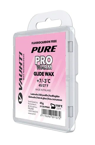 Vauhti Pure Pro Warm +7/-3C Glide Wax