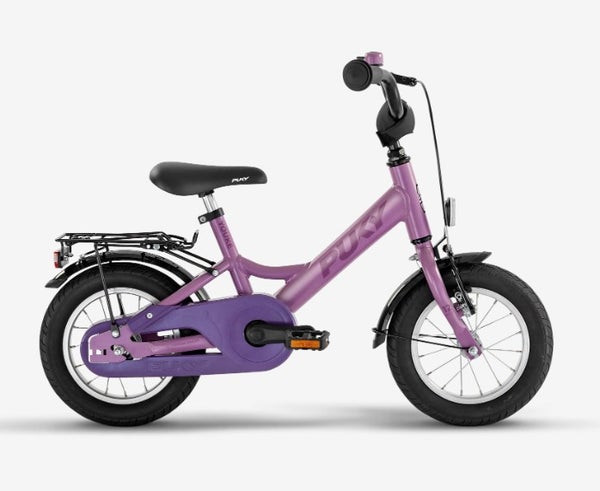 Puky Youke 12" Aluminium Lasten Py&ouml;r&auml; - Perky Purple