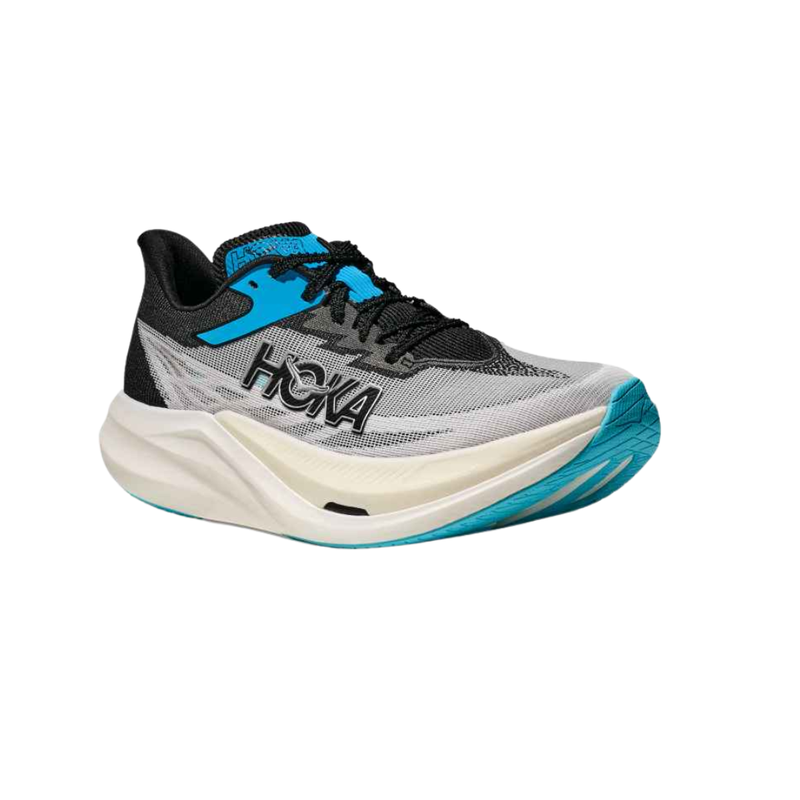 Hoka U Rocket X 3 Juoksukeng&auml;t unisex - White/Black